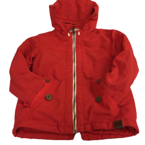 Zara Boys Size 4-5 Collection Red Jacket - Picture 3 of 11